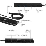 Club3D USB-C 12in1-HUB >3xHDMI/3xUSB-C/USB/LAN 8K30Hz PD140W retail