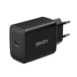 LINDY USB Typ C PD GaN Charger 65W, schwarz