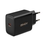 LINDY USB Typ C PD GaN Charger 65W, schwarz