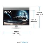 BenQ 81,3cm MOBIUZ EX321UZ 16:9 HDMI/DP/USB-C OLED weiß UHD