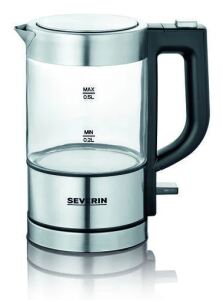 Severin Kettle 0,5l glass stainless steel WK 3472 (WK 3472)