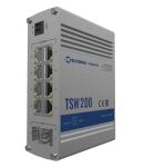 Teltonika TSW200 Netzwerk-Switch Unmanaged Gigabit Ethernet (10/100/1000) Power over Ethernet (PoE) Aluminium