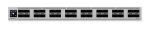 Ubiquiti Switch UniFi 32xQSFP28 100GBit Managed 19" Rack-Mountable, 1,3" Touchscreen