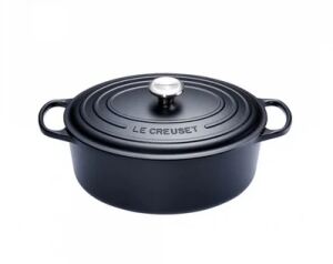 Le Creuset Signature Roaster oval 27cm black Schwarz (21178270000430)