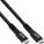 InLine USB4 Kabel, USB-C Stecker/Stecker, 4K60Hz, 240W, TPE/Alu schwarz, 3m