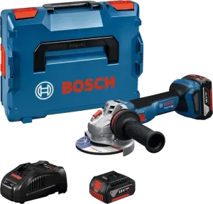 Bosch Professional GWS 18V-11 S Akku-Winkelschleifer inkl. L-Boxx + 2 Akkus 5.0Ah