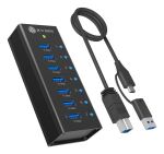 Hub 7-Port IcyBox USB 3.2 IB-AC618a Aluminium Gehäuse