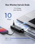 Hub 7-Port IcyBox USB 3.2 IB-AC618a Aluminium Gehäuse