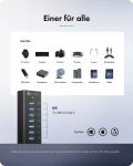 Hub 7-Port IcyBox USB 3.2 IB-AC618a Aluminium Gehäuse