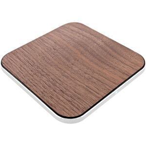 InLine Qi woodcharge, wireless fast charger, 5/7,5/10W/15W, USB-C, ohne Logo