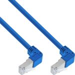 InLine Patchkabel 2-seitig unten gewinkelt, S/FTP, Cat.6,...