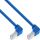 InLine Patchkabel 2-seitig unten gewinkelt, S/FTP, Cat.6, 250MHz, PVC, 3,43m