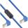InLine Patchkabel 2-seitig unten gewinkelt mit Ferrit, S/FTP, Cat.6, PVC, 1,6m
