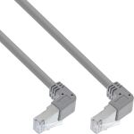 InLine Patchkabel 2-seitig unten gewinkelt, S/FTP, Cat.6,...