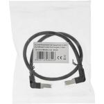 InLine Patchkabel oben/unten gewinkelt, S/FTP (PiMf), Cat.6, schwarz, 2,36m