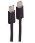 Shiverpeaks USB-C Ladekabel, 2.0, 60W, schwarz, Textil, 0,5m
