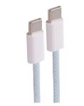 Shiverpeaks USB-C Ladekabel, 2.0, 60W, blau, Textil, 1m