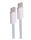 Shiverpeaks USB-C Ladekabel, 2.0, 60W, blau, Textil, 1m