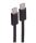 Shiverpeaks USB-C Ladekabel, 2.0, 60W, schwarz, Textil, 2m