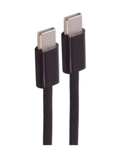 Shiverpeaks USB-C Ladekabel, 2.0, 60W, schwarz, Textil, 3m