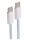 Shiverpeaks USB-C Ladekabel, 2.0, 60W, blau, Textil, 1,5m
