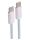 Shiverpeaks USB-C Ladekabel, 2.0, 240W, blau, Textil, 0,5m