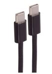 Shiverpeaks USB-C Ladekabel 2.0, 240W, schwarz, Textil, 0,5m