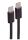 Shiverpeaks USB-C Ladekabel 2.0, 240W, schwarz, Textil, 0,5m