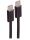 Shiverpeaks USB-C Ladekabel, 2.0, 240W, schwarz, Textil, 1m