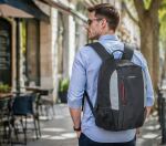 MANHATTAN York Laptop-Rucksack 16" schwarz grau