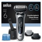 Braun Series 6 62-S7650CC Elektrorasierer Folienschaber Trimmer Silber
