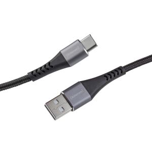 Intenso USB-A/USB-C Cable A60C Nylon 1m Black