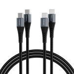 Intenso USB-C/USB-C Cable C240C Nylon 2m Black Double Pack