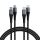 Intenso USB-C/USB-C Cable C240C Nylon 2m Black Double Pack
