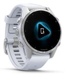 Garmin Fenix 8 3,3 cm (1.3") AMOLED 43 mm Digital 416 x 416 Pixel Touchscreen Silber WLAN GPS
