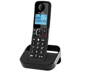 ALCATEL F860 EU, DECT-Telefon, Kabelloses Mobilteil-Schwarz
