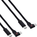 2er Pack InLine USB 2.0 Kabel, USB-C Schnellladekabel...