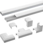 InLine Kabelkanal-Set, selbstklebend, 25 x 13 mm, 80 cm...