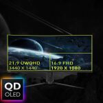 MSI MAG 341CQPDE QD-OLED 86,36cm UWQHD 21:9 QD-OLED DP
