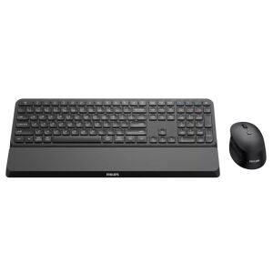 Philips kabelloses Tastatur- und Maus-Set SPT6607B - Schwarz