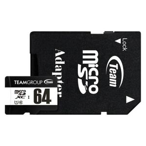 Team Group Flash-Card inkl. SD-Adapter - MicroSDXC UHS-I - 64 GB