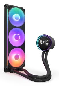NZXT Kraken Elite 360 RGB Prozessor All-in-One-Flüssigkeitskühler 12 cm Schwarz 1 Stück(e)