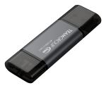 Team Group X1 USB 3.2 Gen1 USB-Stick 64 GB USB Type-A / USB Type-C 3.2 Gen 1 (3.1 Gen 1) Schwarz, Grau