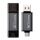 Team Group X1 USB 3.2 Gen1 USB-Stick 64 GB USB Type-A / USB Type-C 3.2 Gen 1 (3.1 Gen 1) Schwarz, Grau