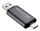 Team Group X1 USB 3.2 Gen1 USB-Stick 64 GB USB Type-A / USB Type-C 3.2 Gen 1 (3.1 Gen 1) Schwarz, Grau