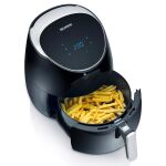 Severin FR 2445 Fritteuse Einzelbild 5 l Eigenständig 2000 W Heißluftfritteuse Schwarz, Metallisch, Silber