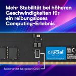 Crucial RAM - 32 GB - DDR5 6400 UDIMM CL52