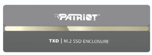Patriot Memory TXD PCIe M.2 2280 USB 3.2 Gen2 SSD ENCLOSURE SSD-Gehäuse Silber