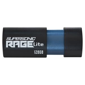 Patriot USB-Stick Supersonic Rage Lite - USB 3.2 - 128 GB - Schwarz