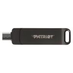 Patriot Memory Rage R550 USB-Stick 128 GB USB Type-A / USB Type-C 3.2 Gen 1 (3.1 Gen 1) Schwarz